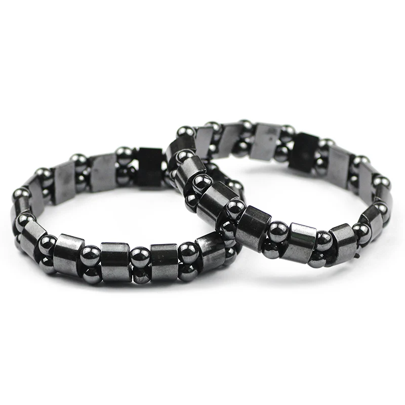 Tiger Eye & Hematite Charm Bracelets Men Double Hematite Tiger's Eye Bracelets for Women Natural Energy Stone Bracelet Jewelry