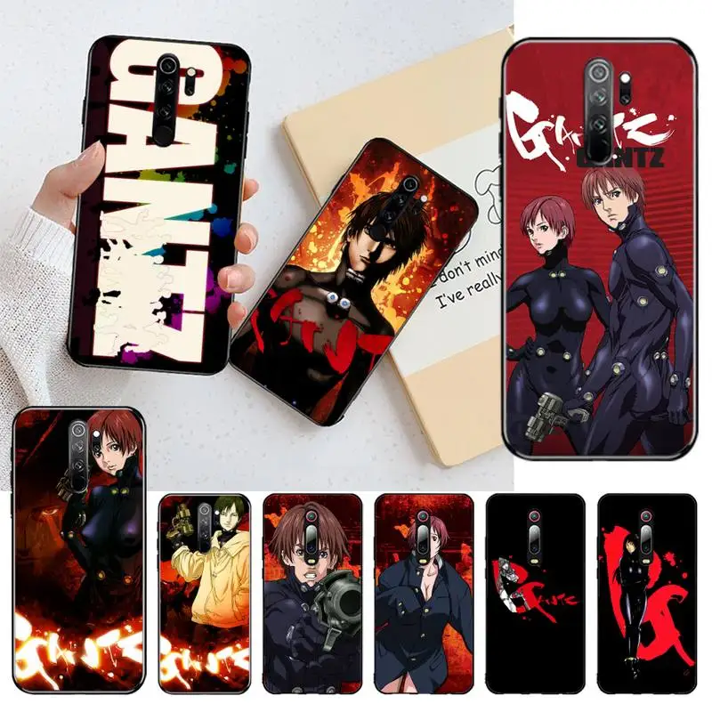 Чехол для телефона YJZFDYRM Anime GANTZ Черный силиконовый чехол Redmi Note 9 8 8T 8A 7 6 6A Go Pro Max K20 |