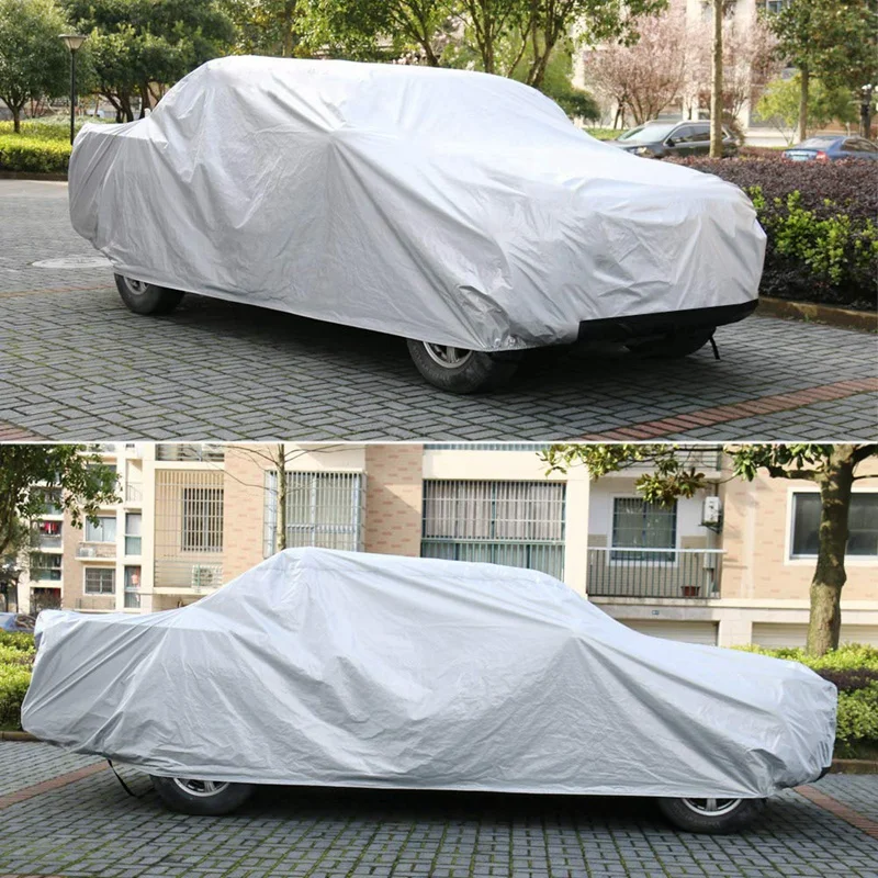 

Truck Dust Cover Anti-Wind, Rain, UV Truck Protection Cover for Ford F150 Ram 1500 Chevy Silverado GMC Sierra Toyota-Tundra