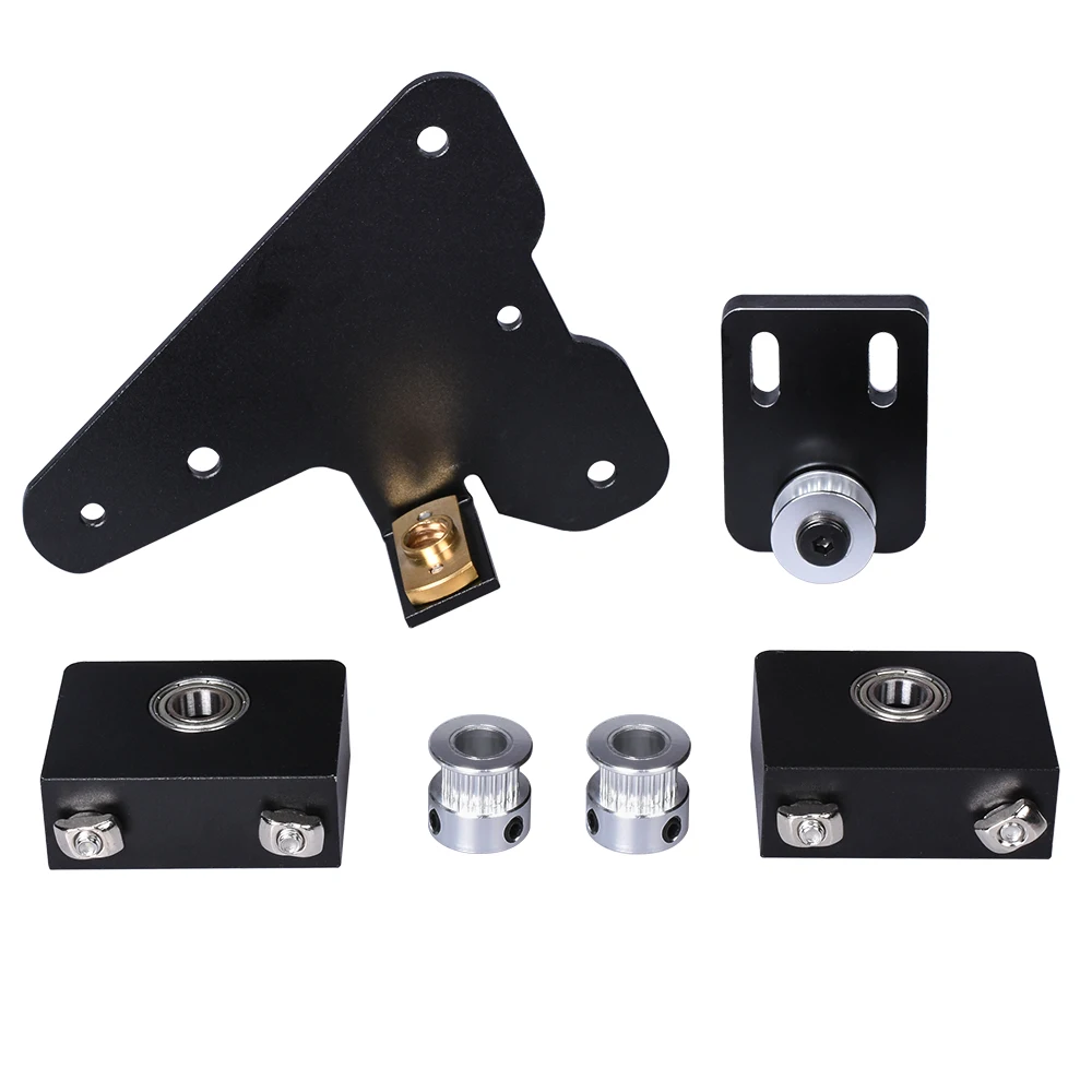 Z axis Upgrade Kit одиночный двойной кронштейн подшипника алюминиевый профиль натяжения комплект натяжных роликов для CR10 Ender3 3d принтер шаговый двигатель
