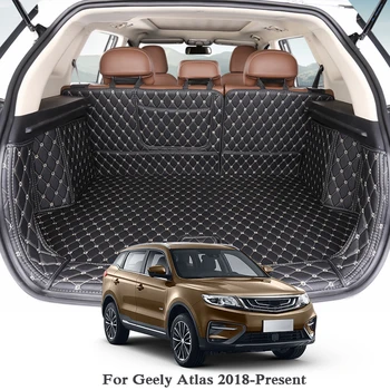 

For Geely Atlas Low/High Mach2018 2019 Car Boot Mat Rear Trunk Liner Cargo Floor Carpet Tray Protector Accessories Mats