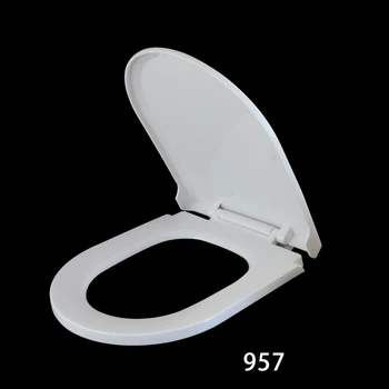 

Toilet Seat Lid Thicken Toilet Seat Cover WC Replace Supplies Toilet Lid Square Round Universal Slow Soft Close Oval Bathroom