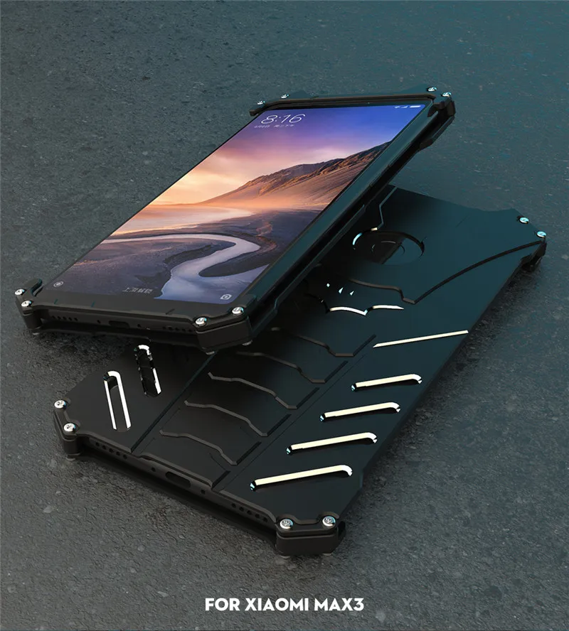 Для xiaomi MAX 3 Чехол, роскошная броня, противоударный жесткий чехол для xiaomi MAX 2 MIX 3 2S 5C 5S Play чехол, Бэтмен, Fundas, алюминиевый корпус