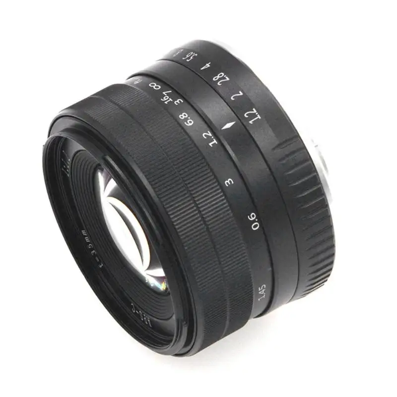 35 мм F1.6 APS-C ручной алюминиевый объектив камеры для Fuji X Крепление X-A1 X-A10 фиксированный немасштабирующийся маленький и сильный красивый хорошая работа