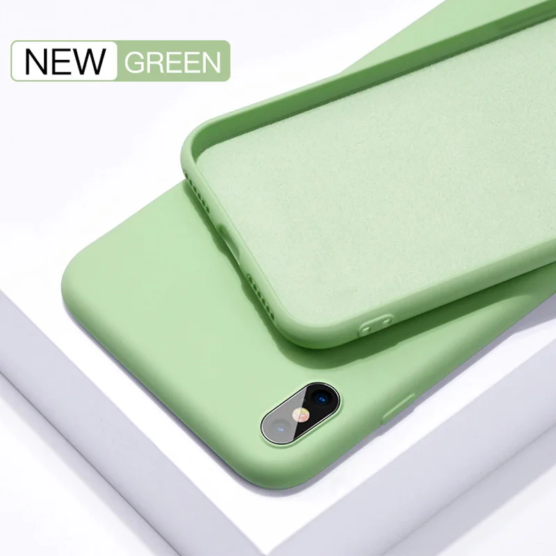 Green Для Xiaomi mi A2 Lite light lait чехол жидкие Силиконовые чехлы бампер на xiomi xaomi mi a2 lait life a2lite mi a2lite мягкий чехол из ТПУ - Цвет: Green