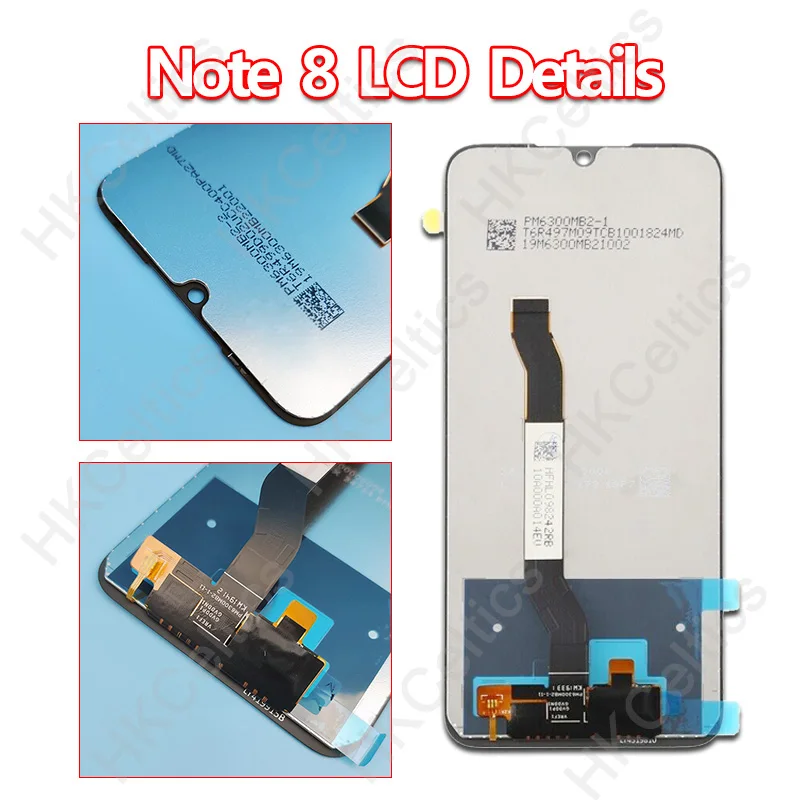 Дисплей для Xiaomi Redmi Note 8 Pro lcd note8 pro M1906G7I+ Замена сенсорного экрана для Redmi Note 8 lcd M1908C3JH дигитайзер