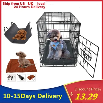 

20 inch Pet Playpen Animal Crate DIY Iron Wire Folding Wire Kennel Secure Dog Cat House for Small Large Cat Bed Dog Home USA