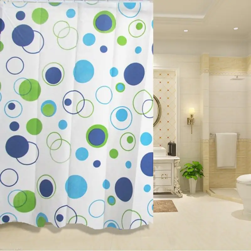 180x200 см 7 типов PEVA занавеска для душа с принтом вкладыш водонепроницаемый плесени стойкие аксессуары для ванной комнаты занавеска с крючками