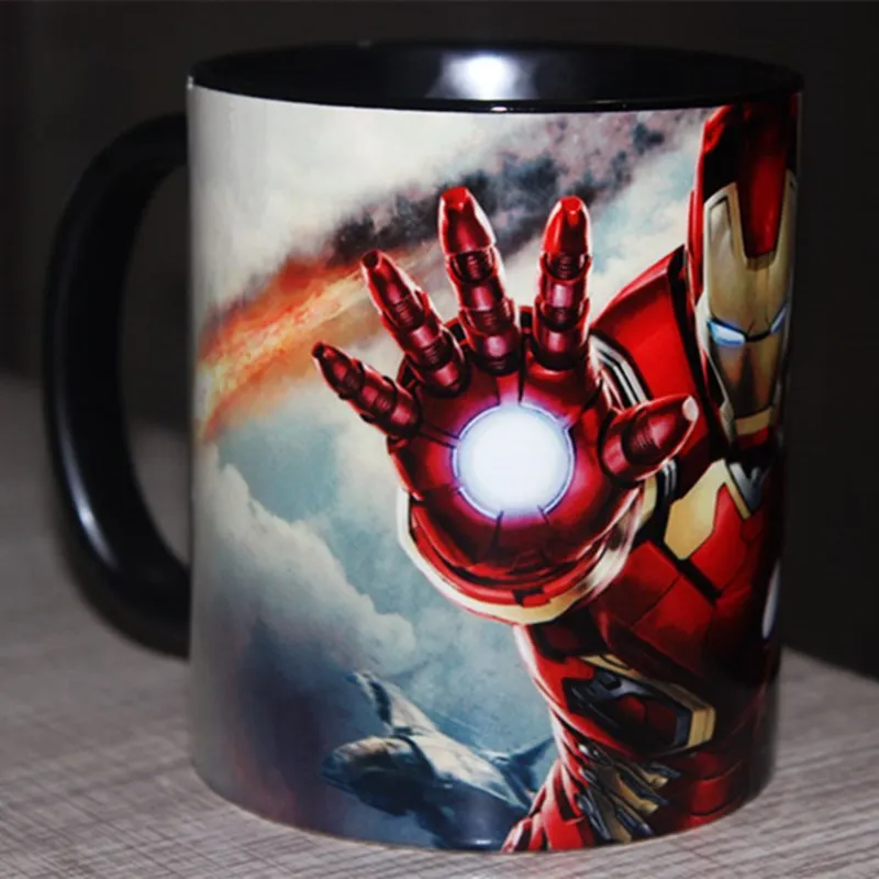 Дисней Железный человек мультфильм чашка для воды Кофе Чай керамическая молочная кружка для дома и офиса Коллекция чашки фестиваль Студенческая чашка подарки