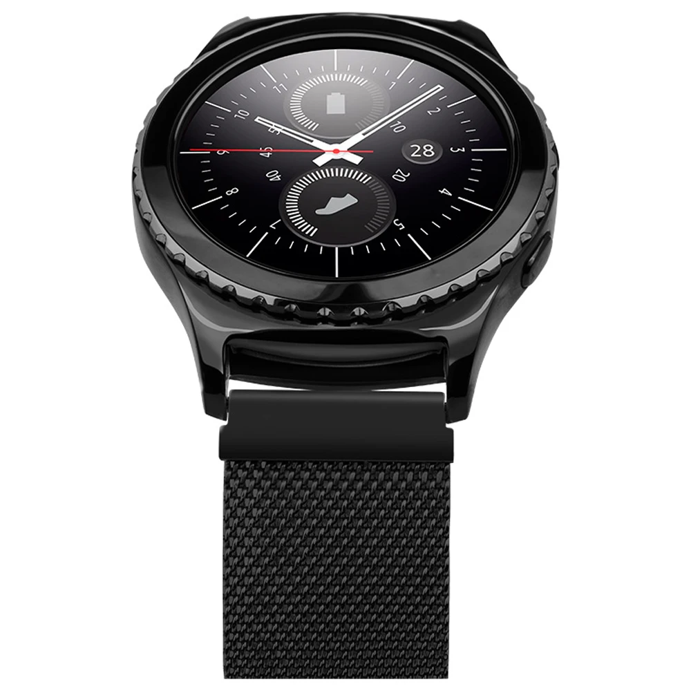 Galaxy watch 46 мм ремешок для samsung gear S3 Frontier Миланская петля группа active 2 44/40 мм huami amazfit ремешок Bip huawei GT2 22 мм