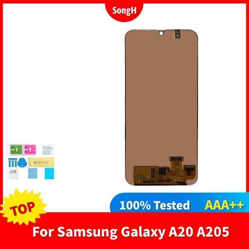 Дисплейный модуль для Samsung Galaxy A20 A205 SM-A205F дюйма без рамки | Мобильные телефоны и