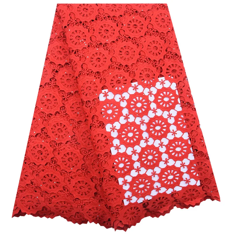 

Kalume African Lace Fabric Embroidery African Guipure Cord Lace For Wedding New Arrival Nigerian Water Soluble Cord Laces F1832