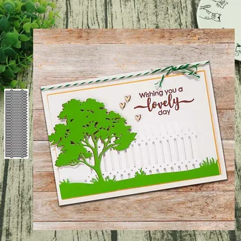 

Metal Cutting Dies Fence Embossing Scrapbooking Stencil Craft Cut Die For DIY Card Crafts Handmade