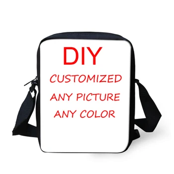 

DIY Customize Anime cartoon Messenger Bag for Kid Boys Girls Small Crossbody DIY customized 3D Printing Travel Shoulder Bags