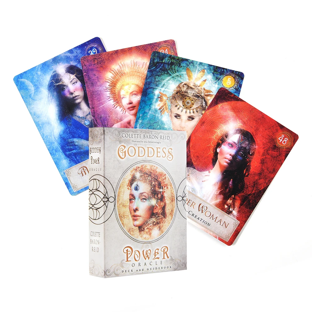 Goddess power Oracle колода и электронная книга карт 52 карты Таро настольная игра