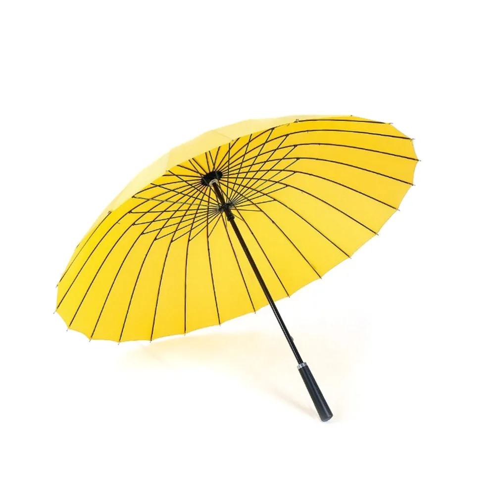 Полуавтоматический портативный складной зонт с 24 ребрами для женщин и мужчин