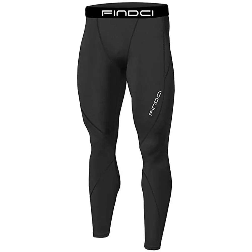 Findci Men Compression Tops Tight Trousers Long Sleeve Shirts Long Pants Suits