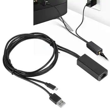 

ABS Micro Network Card LAN Adapter Fit for TV Stick RJ45 Plug and Play No Drive Program TV Stick LAN Network Card New
