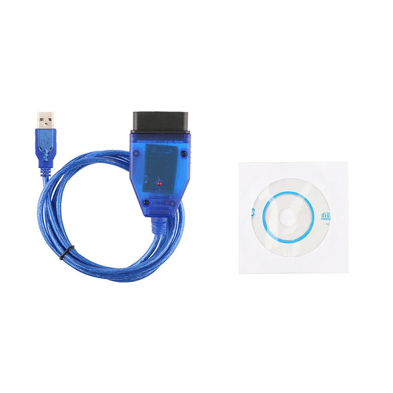 Black/Blue VAG-COM 409.1 Vag Com 409Com Kkl OBD2 USB Diagnostic Cable Scanner Interface for VW Audi Seat Volkswagen | Автомобили и