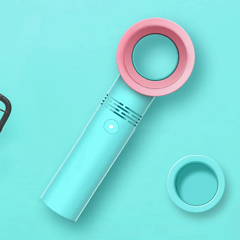 Охлаждающий безлопастной вентилятор Usb вентилятор для настольного Дома Офиса Bladeless ручной тихий портативный мини энергосберегающий перезаряжаемый