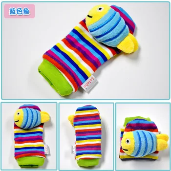 

Baby Rattles ring socks toys Grasp the origin of baby toys baby animal ring socks