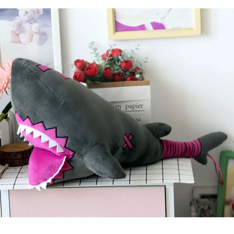 Игра идентичность V Rio Shark Hammer Мягкие плюшевые игрушки оружие Рио Забавный Косплей Кукла игрушки для детей рождественские подарки для детей