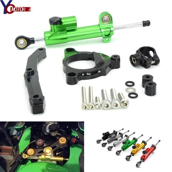 

Z800 Motorcycle aluminum Stabilizer Steering Damper with Mounting Bracket Kit For KAWASAKI Z800/E VERSION 2013 2014 2015 2016