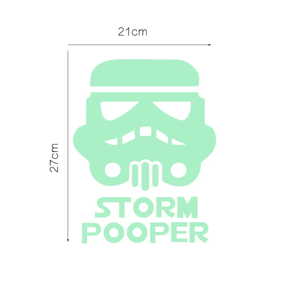Luminous Toilet Stickers Luminous Stickers Living Room Bedroom Bathroom Stickers Bathroom Sign Funny Toilet Decorative Sticker 5