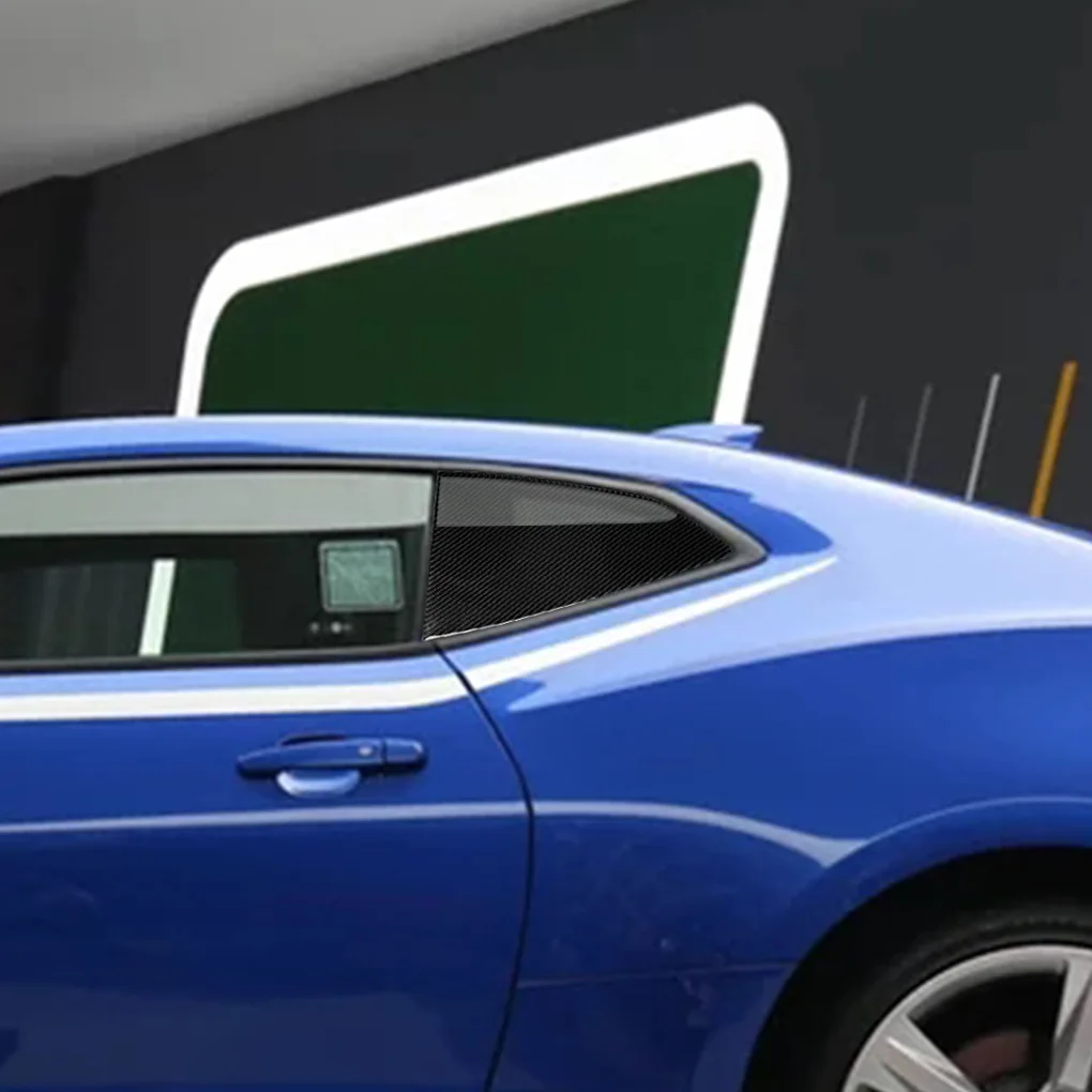 Замена Для Camaro- 2 шт./компл. Защита от солнца на заднее стекло авто спойлер сторона крыло, Крышка отделкой из углеродного волокна декор