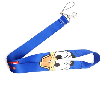

New cartoon Donald Duck Neck Strap Lanyards Badge Holder Rope Pendant Key Chain Accessorie