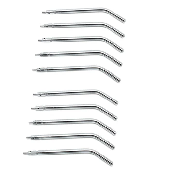 

10Pcs/pack Stainless Steel Three-Purpose Nozzle Spray Dental Chair Accessories Teeth Whitening Dentist Air Water Syringe