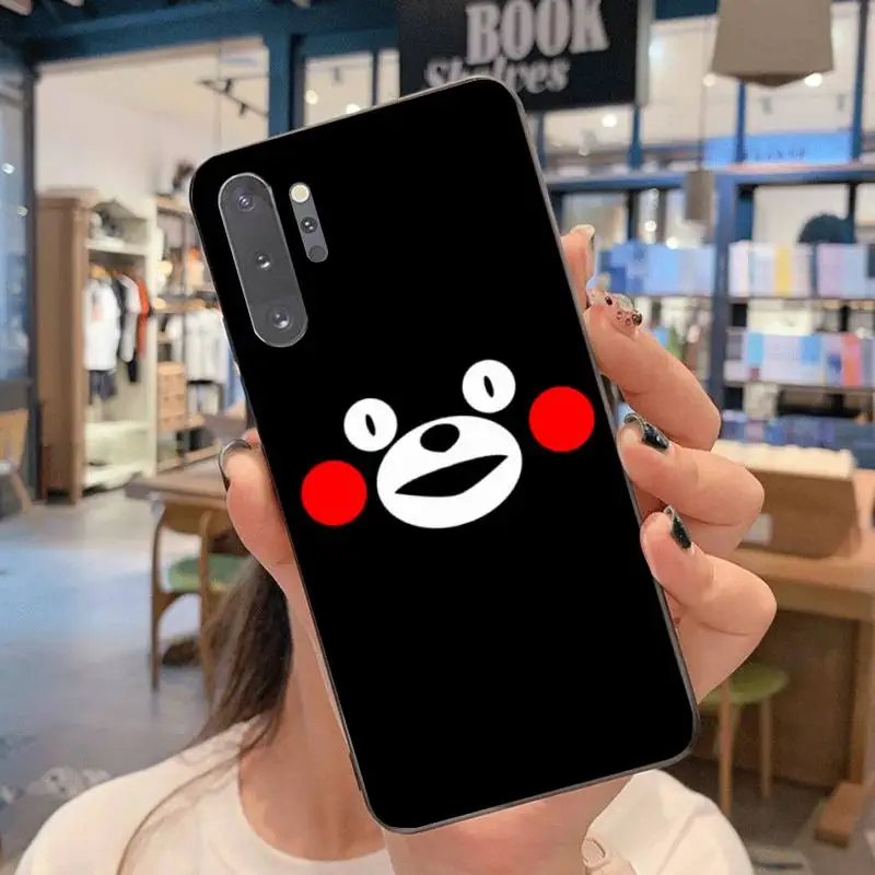 Kumamon Danganronpa Monokuma черный ТПУ мягкий чехол для телефона Samsung Note 7 8 9 10 Lite Plus Galaxy J7 J8 J6 2018