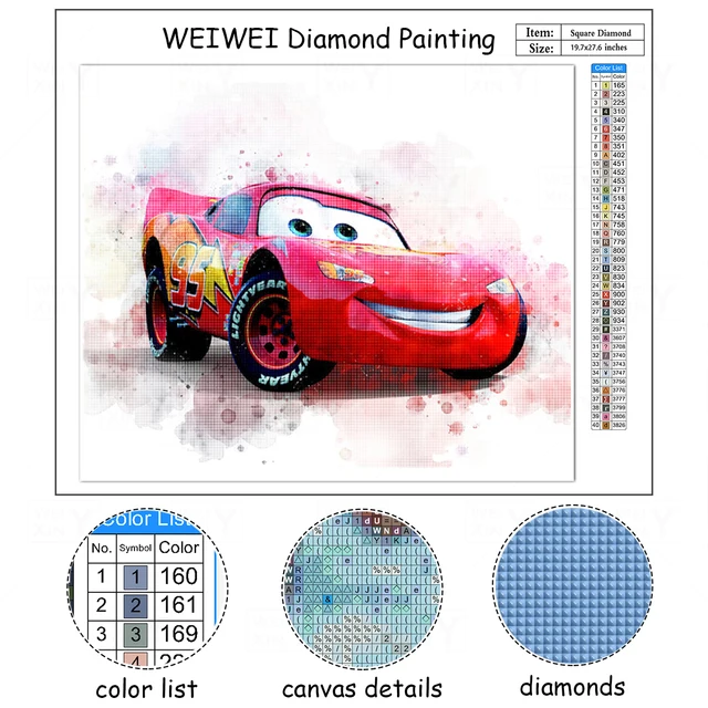 Diy Diamond Painting Car Anime Kits 2