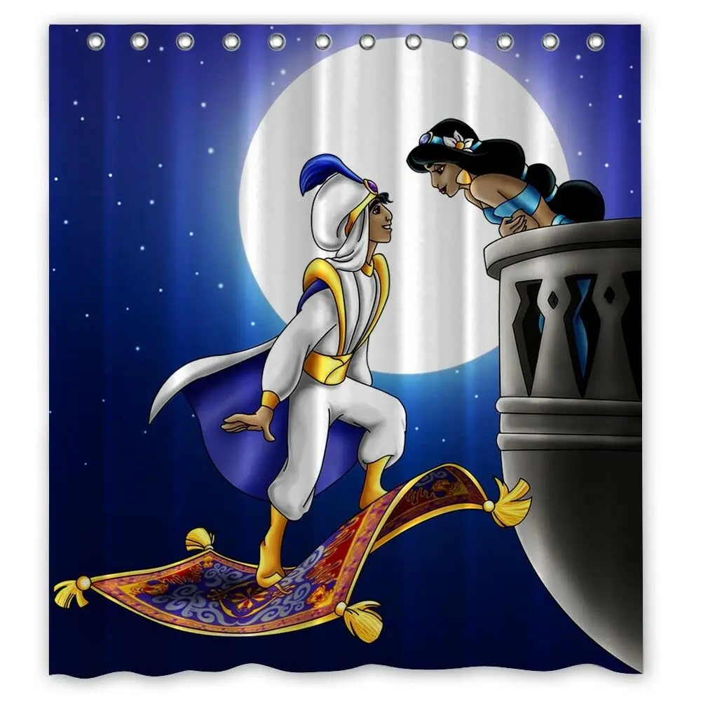

Занавеска для душа Aladdin Jasmine с романтическим фильмом Love