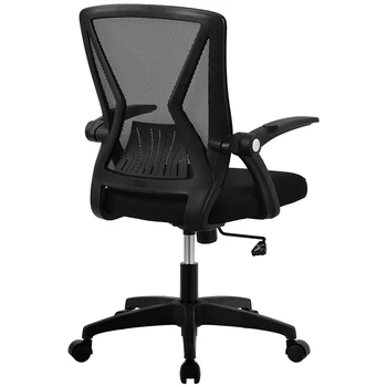 

Mesh Office Chair Ergonomic Desk Chair Swivel Computer Chair Flip Up Arms With Lumbar Support Adjustable Height Task Chair