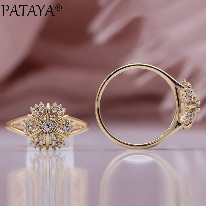 Gold Color Rings Gold Color Ring Finger Ring Wedding Rings Wedding Ring 585 Rose Gold Color Hollow Rings For Women