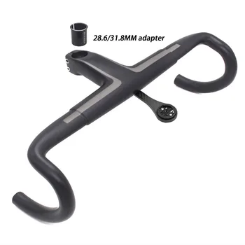 

2019 New full carbon handlebar Road bicycle handlebar and stem carbon fiber Integrated Handlebar With Stem UD matt