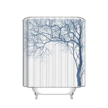 

Custom Shower Curtains Tree Tattoos Pattern Waterproof Polyester Fabric Shower Curtain Hooks Included Gift Ideas