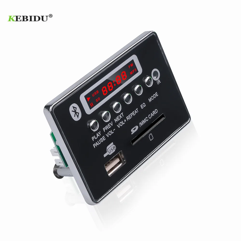 MP3 WMA Decoder Board MP3 Player Car Audio USB TF FM Radio Module Wireless Bluetooth 5V 12V Remote Control For Car Accessories