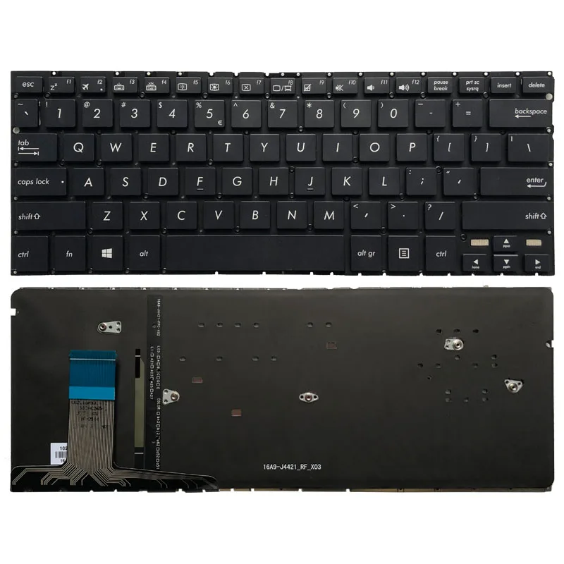 Клавиатура для ноутбука ASUS Zenbook UX305 UX305LA UX305UA UX305CA UX305F с английской раскладкой |