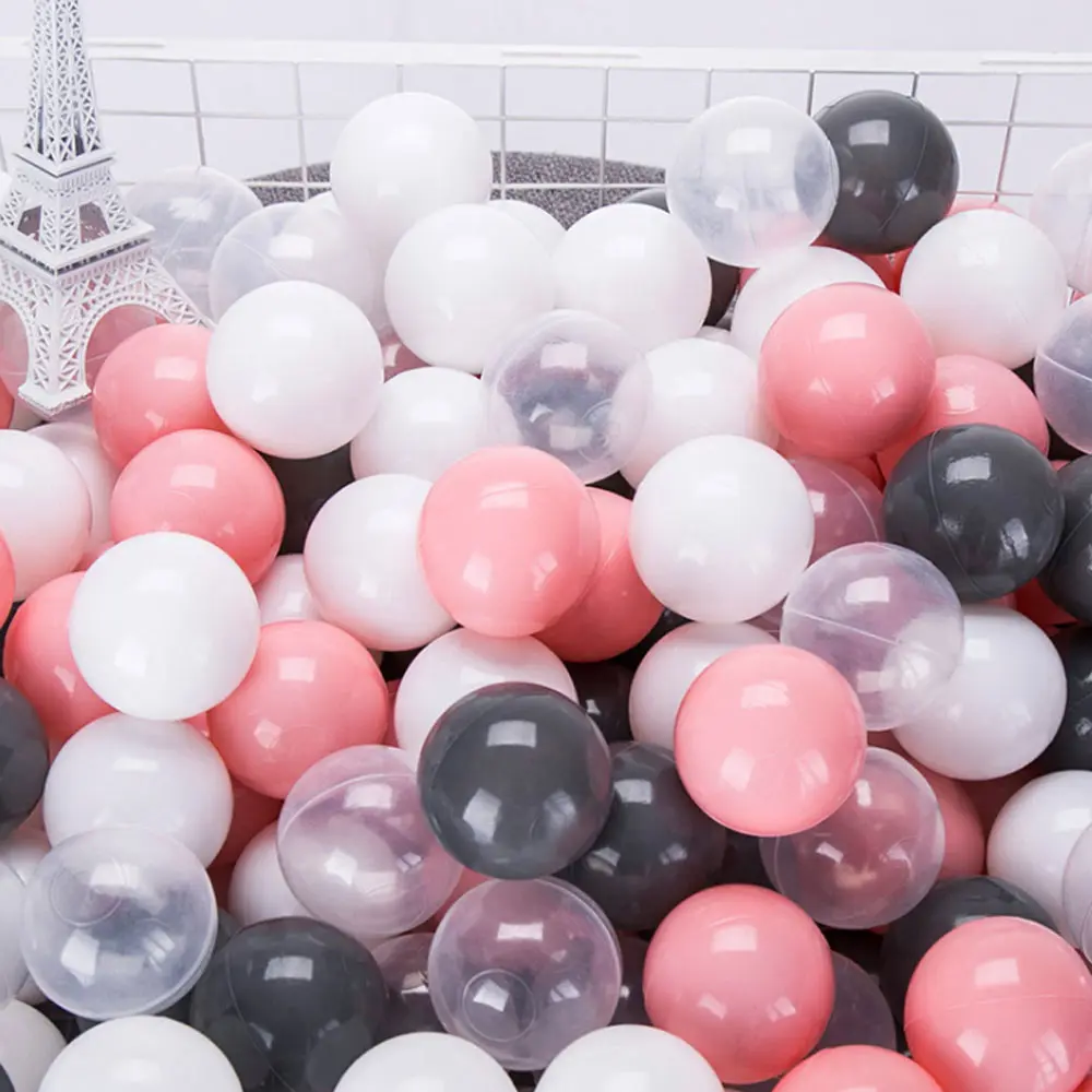 300Pcs/Lot Plastic Balls Dry Pool Wave Game Kids Outdoor Fun Swim Pit Toy Eco-Friendly Colorful Brilliant Soft Ocean Sphere