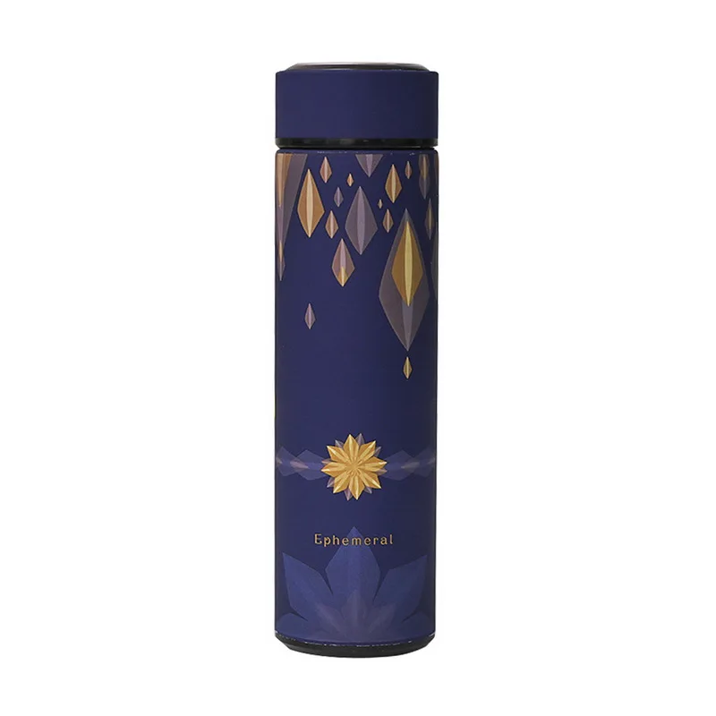 flower yellow Hoomall 480 мл модный термос с двойными стенками из нержавеющей стали вакуумные фляжки-термосы чашка для кофе, молока кружка для путешествий термобутылка для воды - Color: flower yellow