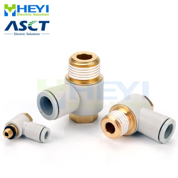 

10PCS/bag KQ2V hexagonal Air Pneumatic Pipe Connector 8mm 10mm OD Tube 1/8" 3/8" 1/4" One-touch Shape Gas Quick Fittings