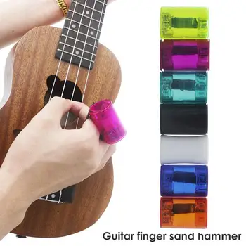 

Durable Acrylic Hammer Finger Ukulele Sand Bell Sand Shaker Glitter Music Guitar Sand Bell Maracas Guitars Rhythm