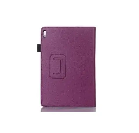 Чехол-книжка из искусственной кожи для lenovo ideaTab A10-80 A10-80HC A10-70 A7600 A7600-h/A7600-f 10,1 дюймов чехол для планшета s - Цвет: Фиолетовый