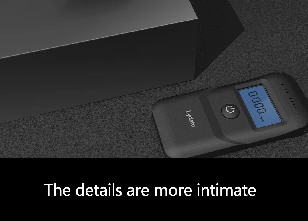 New Xiaomi Mijia Lydsto Digital Alcohol Tester Professional Alcohol Detector Breathalyzer Police Alcotester LCD Display Dropship