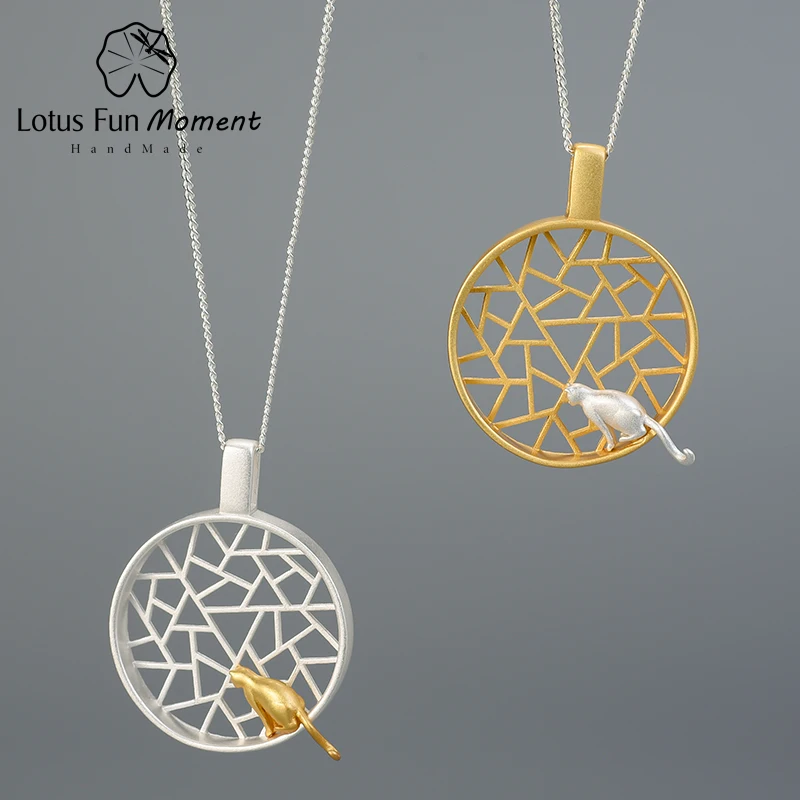 

Женское ювелирное изделие Lotus Fun, изящное украшение в виде кошки, играющееся без фото