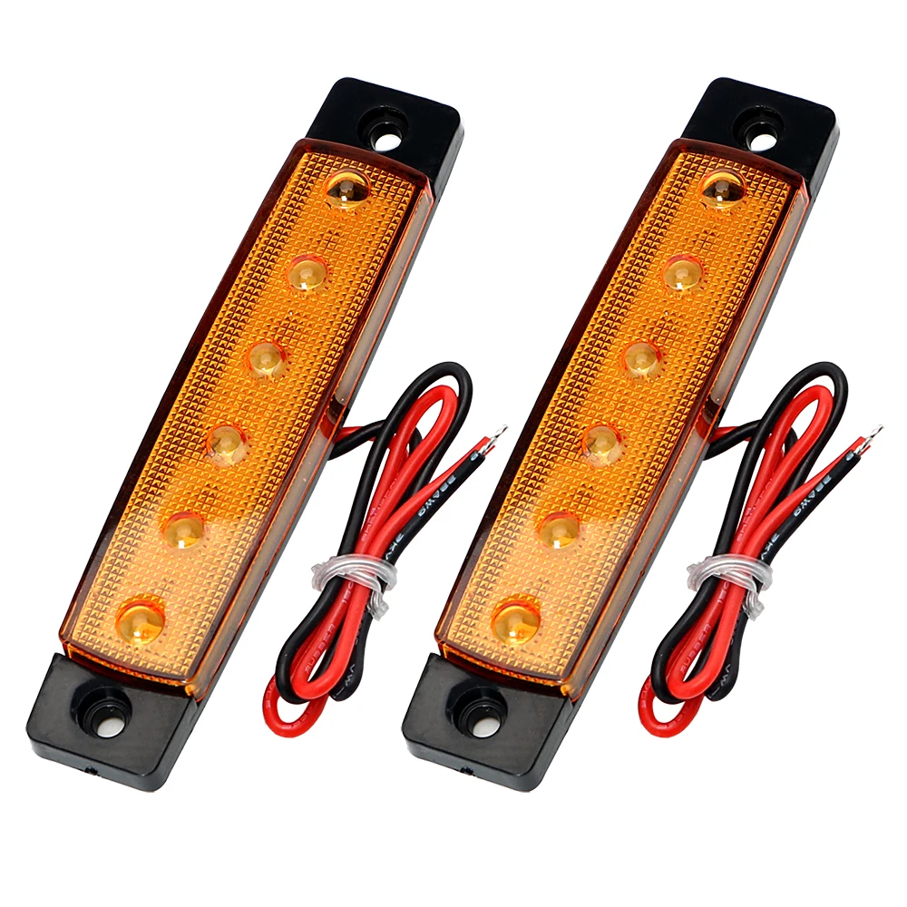 LEEPEE грузовик указатели поворота Тормозные лампы 12 SMD светодиодный 12V