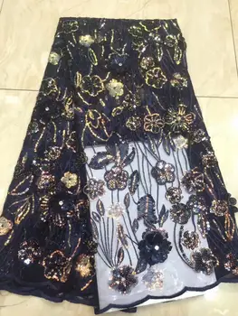 

excellent design sequins French Lace Dress Tulle Lace Latest Embroidery Lace Fabric Luxury African Lace Fabric FD102