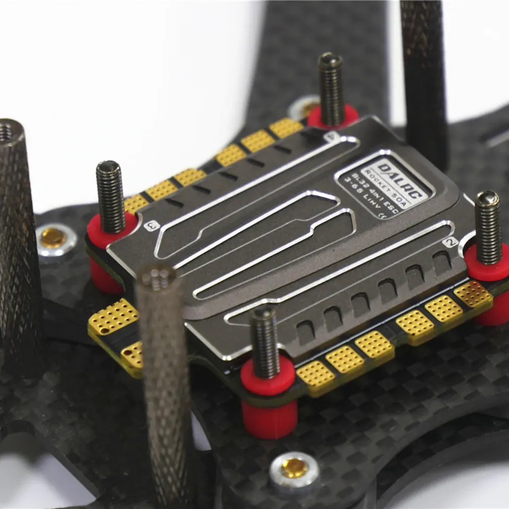 DALRC Rocket 45A 4 в 1 ESC Бесщеточный 3-6S Blheli_32 LIHV DSHOT1200 для DIY FPV гоночный Дрон совместим с F405 F722 FC